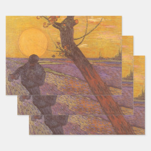 Vincent van Gogh - De Zaaiende Man Inpakpapier Vel
