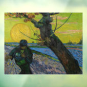Vincent van Gogh - De Zaaiende Man Raamsticker (Vel 3)