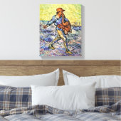 Vincent Van Gogh - De Zaaiende Man - Schilderkunst Canvas Afdruk (Insitu (Slaapkamer))