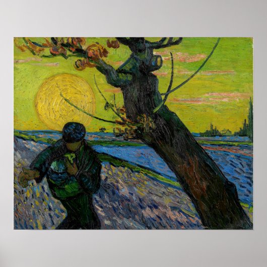 Vincent van Gogh - De Zaaiende Poster (Voorkant)