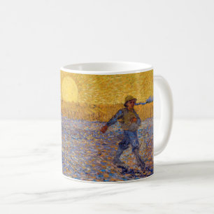 Vincent van Gogh - De Zaaier bij Ondergaande Zon Koffiemok
