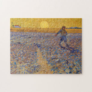 Vincent van Gogh - De Zaaier bij Ondergaande Zon Legpuzzel