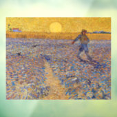 Vincent van Gogh - De zaaier bij ondergaande zon Raamsticker (Vel 3)