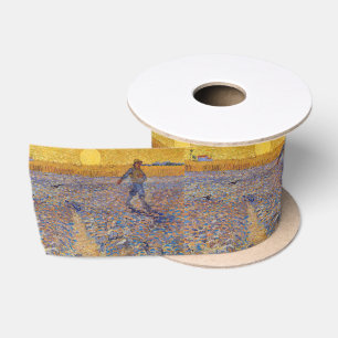 Vincent van Gogh - De Zaaier bij Ondergaande Zon Satijnen Lint