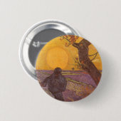Vincent van Gogh - De Zaaier Ronde Button 5,7 Cm (Voorkant /achterkant)