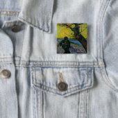 Vincent van Gogh - De Zaaier Vierkante Button 5,1 Cm (In situ)