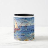 Vincent Van Gogh - De Zee Bij Saintes Maries Mok (Midden)