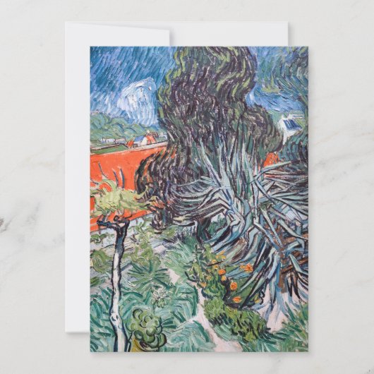 Vincent van Gogh - Doctor Gachet's tuin Bedankkaart (Voorkant)