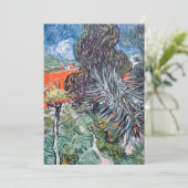 Vincent van Gogh - Doctor Gachet's tuin Bedankkaart (Staand voorkant)