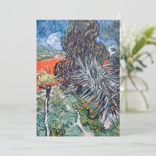 Vincent van Gogh - Doctor Gachet's tuin Bedankkaart (Staand voorkant)