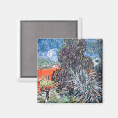 Vincent van Gogh - Doctor Gachet's tuin Magneet (Voorkant / Achterkant)