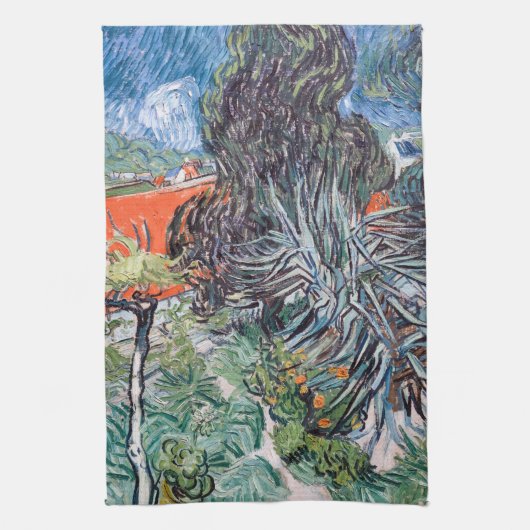 Vincent van Gogh - Doctor Gachet's tuin Theedoek (Verticaal)