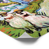 Vincent Van Gogh - Dorpsstraat en trappen Poster (Hoek)