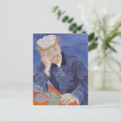 Vincent van Gogh | Dr. Paul Gachet, 1890 Briefkaart (Staand voorkant)