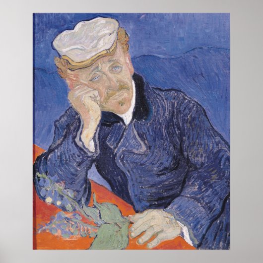 Vincent van Gogh | Dr. Paul Gachet, 1890 Poster (Voorkant)