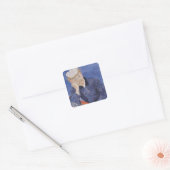Vincent van Gogh | Dr. Paul Gachet, 1890 Vierkante Sticker (Envelop)