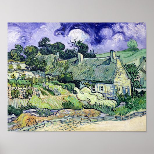 Vincent van Gogh | Draagkraan in Cordeville Poster (Voorkant)