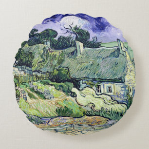 Vincent van Gogh Draagkraan in Cordeville Rond Kussen