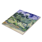 Vincent van Gogh | Draagkraan in Cordeville Tegeltje (Zijkant)