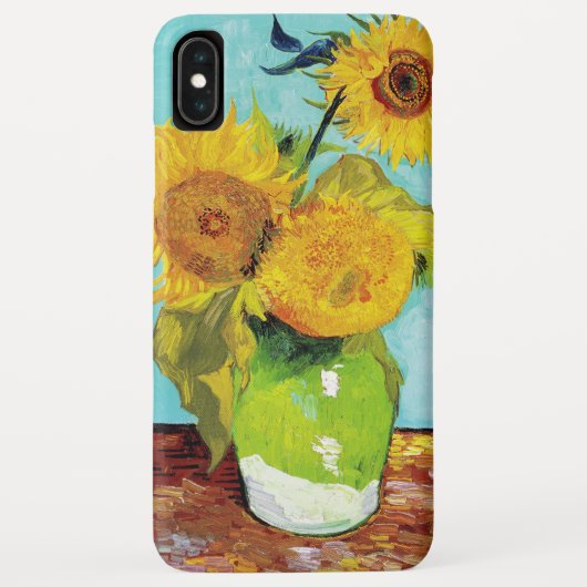 Vincent Van Gogh Drie zonnebloemen in een vaas Case-Mate iPhone Case (Achterkant)