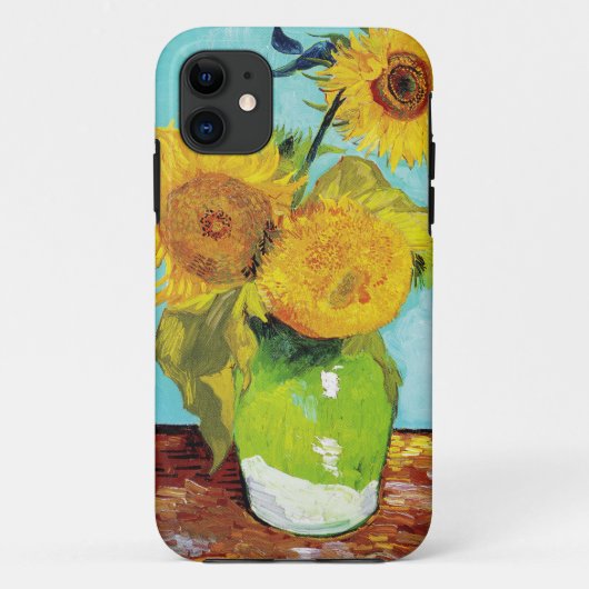 Vincent Van Gogh Drie Zonnebloemen In Een Vaas Case-Mate iPhone Case (Achterkant)