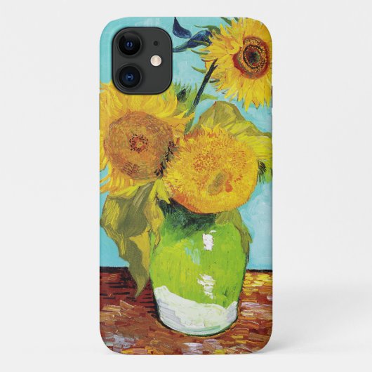 Vincent Van Gogh Drie Zonnebloemen In Een Vaas Case-Mate iPhone Case (Achterkant)
