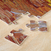 Vincent Van Gogh drie zonnebloemen in een vaas Legpuzzel (Zijkant)