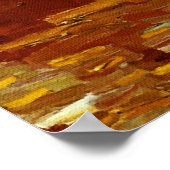 Vincent Van Gogh drie zonnebloemen in een vaas Poster (Hoek)