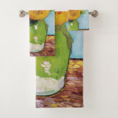 Vincent Van Gogh - Drie zonnebloemen in een Vase Bad Handdoek (Insitu)