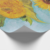 Vincent Van Gogh - Drie zonnebloemen in een Vase Cadeaupapier (Hoek)