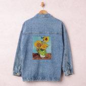 Vincent Van Gogh - Drie zonnebloemen in een Vase Denim Jacket (Hangar)