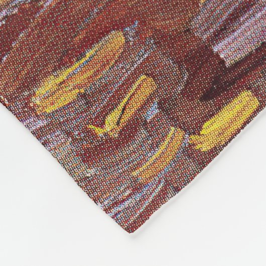 Vincent Van Gogh - Drie zonnebloemen in een Vase Fleece Deken (Hoek)