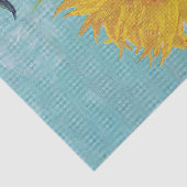 Vincent Van Gogh - Drie zonnebloemen in een Vase Tissuepapier (Detail)