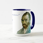 Vincent Van Gogh Echte Quote Mok 15 oz (Voorkant rechts)