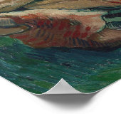 Vincent Van Gogh, een krab op zijn rug Poster (Hoek)