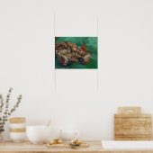 Vincent Van Gogh, een krab op zijn rug Poster (Keuken)