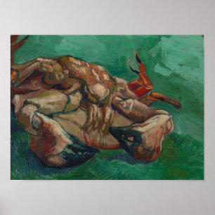Vincent Van Gogh, een krab op zijn rug Poster