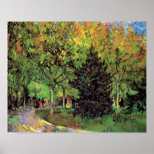Vincent Van Gogh - Een Laan In De Publieke Tuin Poster
