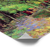 Vincent van Gogh - een Lane in de publieke tuin Poster (Hoek)