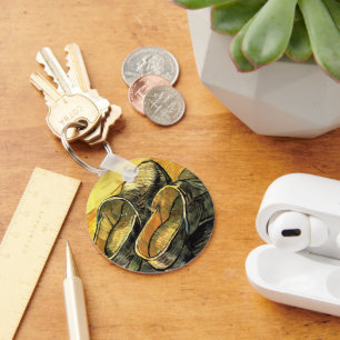 Vincent van Gogh - Een paar leren klompen Sleutelhanger