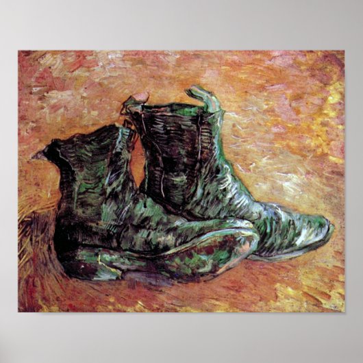 Vincent van Gogh - een paar schoenen Poster (Voorkant)