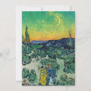 Vincent van Gogh - Een wandeling in de schemering Kaart