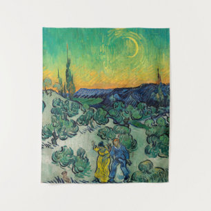 Vincent van Gogh - Een wandeling in de schemering Wandkleed
