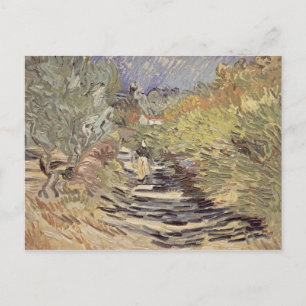 Vincent van Gogh Een weg in St. Remy Briefkaart