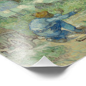 Vincent van Gogh - Eerste stappen na Millet Foto Afdruk (Hoek)