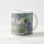 Vincent Van Gogh - Eerste stappen na Millet Grote Koffiekop (Voorkant rechts)