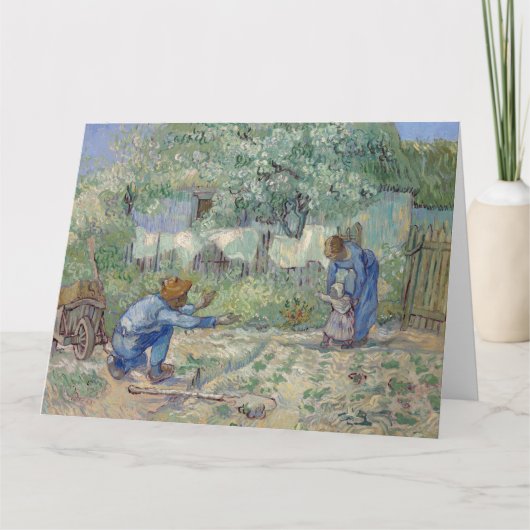 Vincent Van Gogh - Eerste stappen na Millet Kaart (Voorkant)