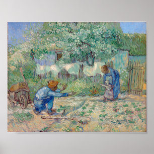 Vincent Van Gogh - Eerste stappen na Millet Poster