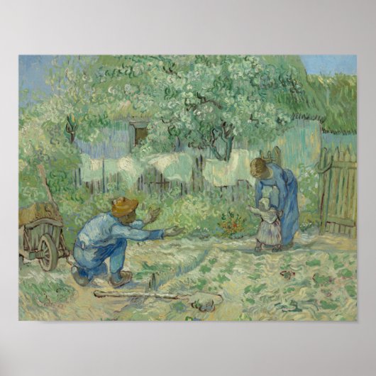 Vincent van Gogh - Eerste stappen na Millet Poster (Voorkant)