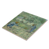 Vincent van Gogh - Eerste stappen na Millet Tegeltje (Zijkant)